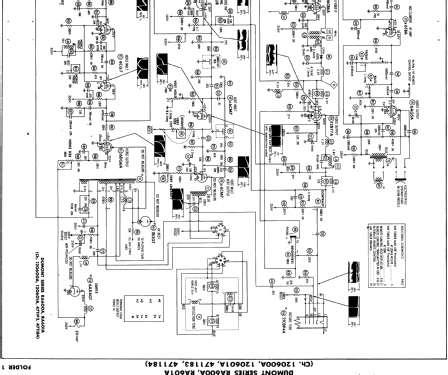 DeVille Ch= 120600A Ch=120601A; DuMont Labs, Allen B (ID = 526379) Televisore