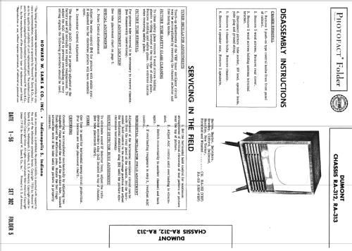 Hamilton Ch= RA312; DuMont Labs, Allen B (ID = 2692155) Television