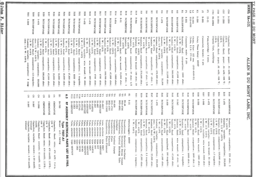 Hampshire RA-101A; DuMont Labs, Allen B (ID = 729215) TV Radio