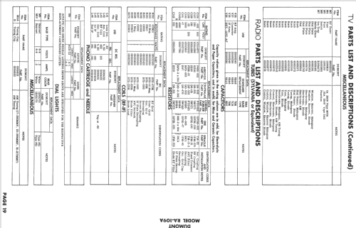 Hanover RA-109-A6; DuMont Labs, Allen B (ID = 732118) TV Radio