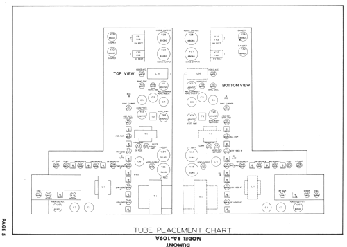 Hanover RA-109-A6; DuMont Labs, Allen B (ID = 732123) TV Radio