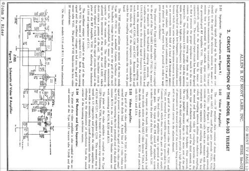 Meadowbrook RA-103; DuMont Labs, Allen B (ID = 722331) TV-Radio