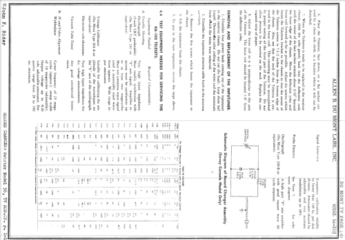 Meadowbrook RA-103; DuMont Labs, Allen B (ID = 722335) TV Radio