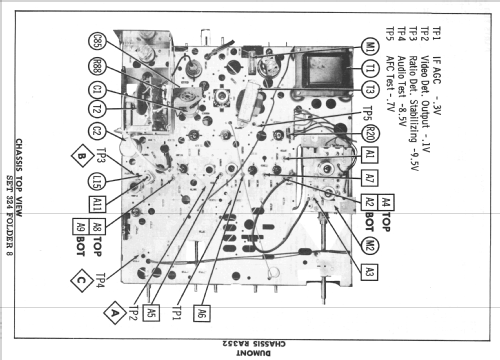 Teleset RA-352; DuMont Labs, Allen B (ID = 2325797) Televisión