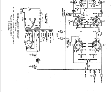 Electronic Switch and Square-Wave Generator 185-A; DuMont Labs, Allen B (ID = 1787901) Equipment