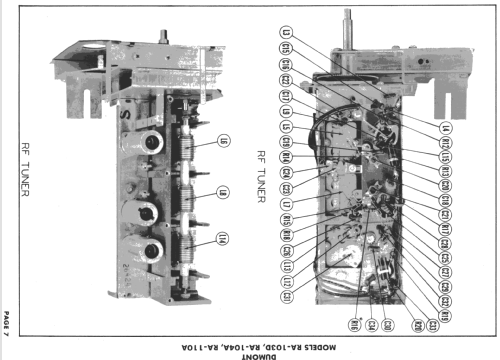 Wellington RA-104A; DuMont Labs, Allen B (ID = 730355) TV Radio