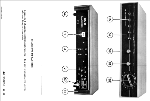 DX4580; Dux Radio AB; (ID = 1610811) Radio