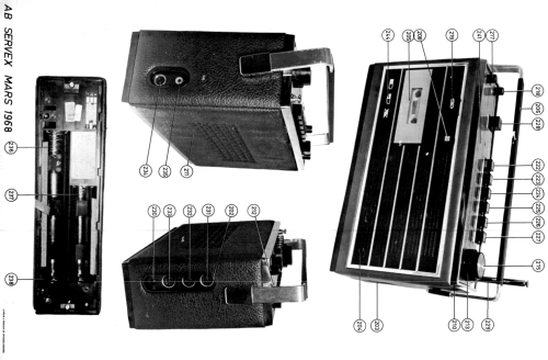 Kombica SA7341; Dux Radio AB; (ID = 1607211) Radio