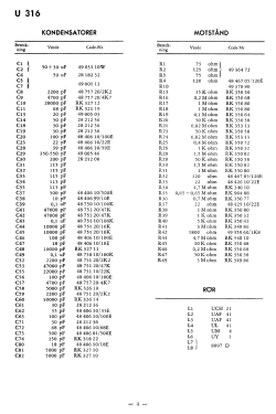 U316; Dux Radio AB; (ID = 2751388) Radio