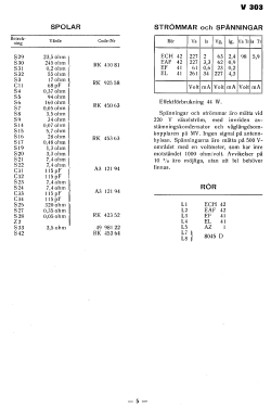 V303; Dux Radio AB; (ID = 2735795) Radio