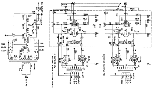 Dynakit Stereo 70; Dyna Co. Dynaco; (ID = 416550) Ampl/Mixer