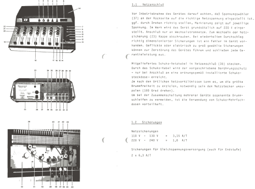 Eminent - Mischpult-Verstärker 100A; Dynacord W. (ID = 1207906) Verst/Mix