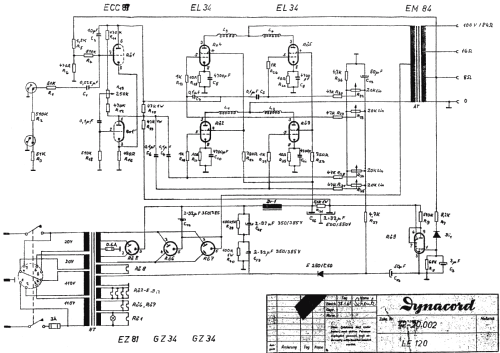 LE120; Dynacord W. (ID = 1207411) Ampl/Mixer