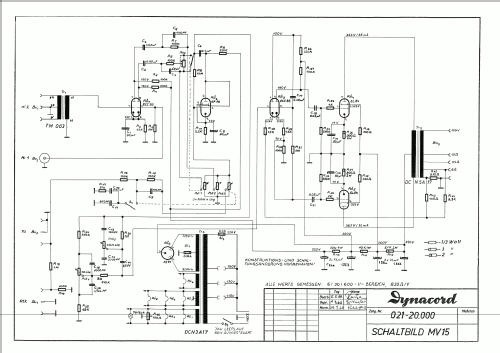 MV15; Dynacord W. (ID = 1874509) Ampl/Mixer