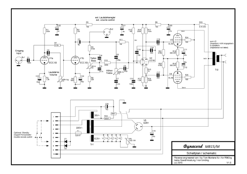 NF-Verstärker MB15 /M; Dynacord W. (ID = 1828797) Ampl/Mixer