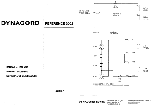 Reference 3002; Dynacord W. (ID = 2572851) Ampl/Mixer