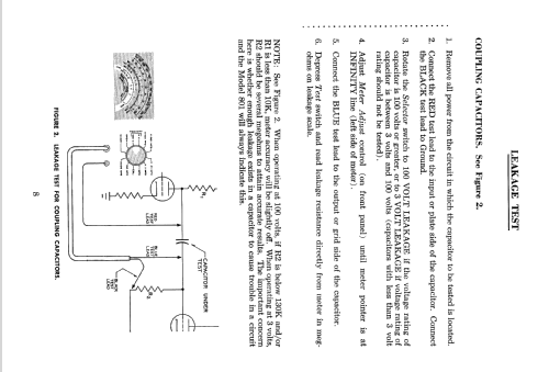 Capacitor Analyst B&K 801; B&K Precision, (ID = 1246494) Equipment