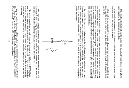 Capacitor Analyst B&K 801; B&K Precision, (ID = 1246499) Equipment