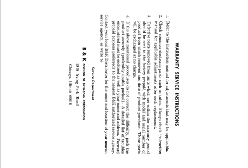 Capacitor Analyst B&K 801; B&K Precision, (ID = 1246509) Equipment