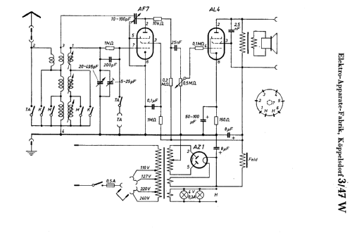 3/47W; EAK, Elektro- (ID = 17275) Radio