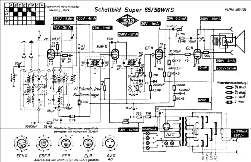 65/50WKS; EAK, Elektro- (ID = 148230) Radio