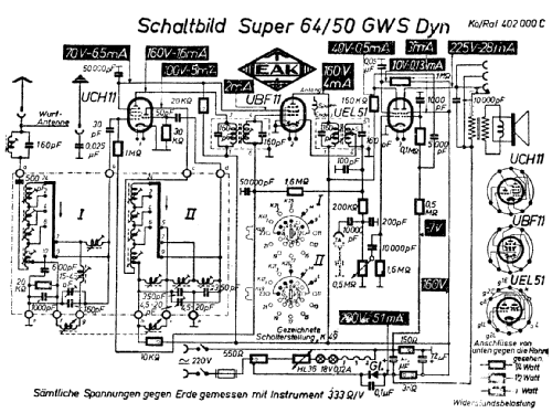 'Zwergsuper' Super 64/50GWP ; EAK, Elektro- (ID = 63025) Radio