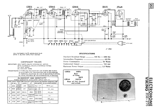 Viking RM-276 ; Eaton Co. Ltd., The (ID = 2258502) Radio