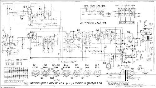 Undine II 8176EL; EAW, Elektro- (ID = 115969) Radio