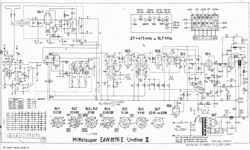 Undine II 8176E; EAW, Elektro- (ID = 547393) Radio