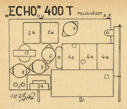 Luxusszuper 400T; Echo, Vörös Rezső (ID = 2433910) Radio