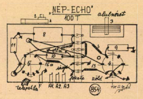 Néprádió 100T; Echo, Vörös Rezső (ID = 2433991) Radio