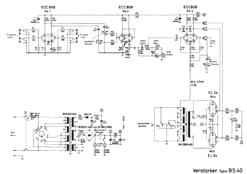 Echolette BS40; Echolette Marke / (ID = 1523513) Ampl/Mixer