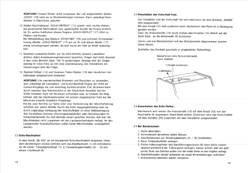 Kompaktverstärker SE200; Echolette Marke / (ID = 2071773) Ampl/Mixer