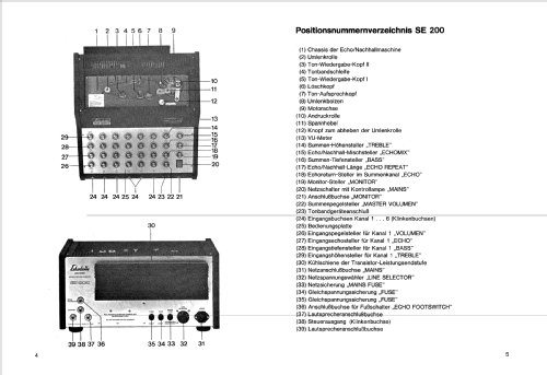 Kompaktverstärker SE200; Echolette Marke / (ID = 2071611) Ampl/Mixer