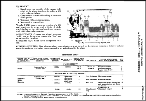 EC-600; Echophone Radio, Inc (ID = 455780) Radio