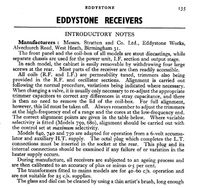 750 ; Eddystone, (ID = 530563) Commercial Re