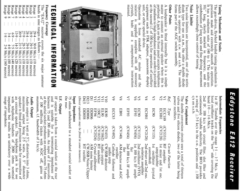 EA-12; Eddystone, (ID = 2298546) Amateur-R