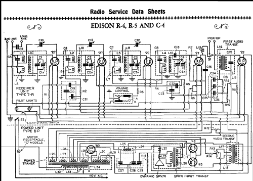 R-4 Ch= 7R + 8P; Edison, Thomas A., (ID = 217205) Radio