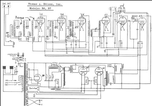 R-7 ; Edison, Thomas A., (ID = 218091) Radio