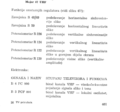 Diplomat Luxus Major 67 UHF; Ei, Elektronska (ID = 2751469) Télévision