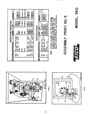 360-K Sweep Generator Kit; EICO Electronic (ID = 2938587) Equipment