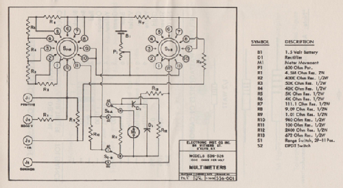 526 Multimeter ; EICO Electronic (ID = 2441207) Ausrüstung