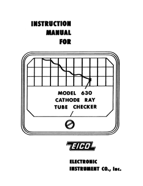630-K Cathode Ray Tube Checker Kit; EICO Electronic (ID = 2939525) Equipment