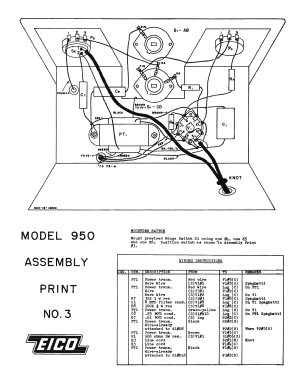 950 Resistance Capacitance Bridge Comparator; EICO Electronic (ID = 2943987) Equipment