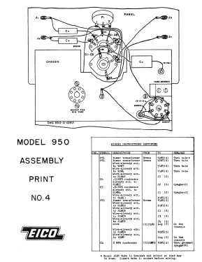 950 Resistance Capacitance Bridge Comparator; EICO Electronic (ID = 2943988) Equipment