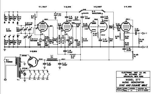 Audio Generator 377; EICO Electronic (ID = 119251) Equipment