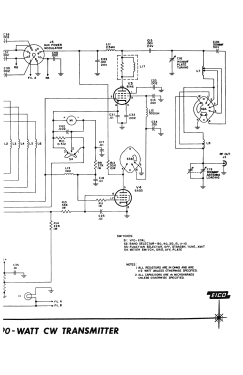 CW transmitter 720; EICO Electronic (ID = 2948772) Amateur-T