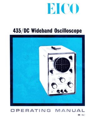 Oscilloscope 435; EICO Electronic (ID = 2939250) Equipment