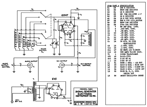 RF-Generator 320; EICO Electronic (ID = 119246) Equipment