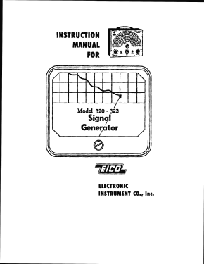 RF-Generator 320; EICO Electronic (ID = 2939300) Equipment